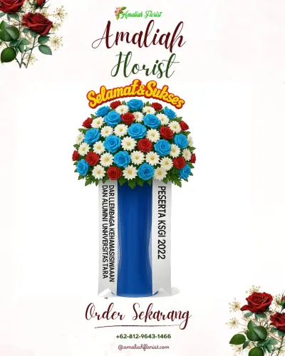 Standing Flower di Pasar Bengkulu